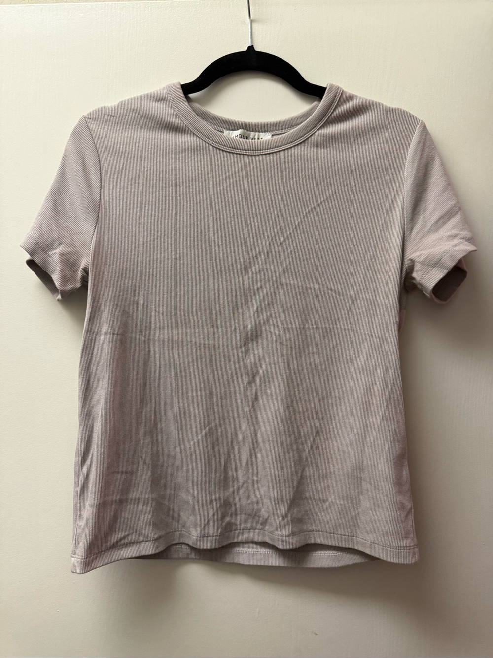 Amour Vert Short Sleeve Crewneck Tee - Pale Lavender